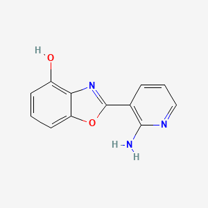 2-(2-Aminopyridin-3-yl)-1,3-benzoxazol-4-ol