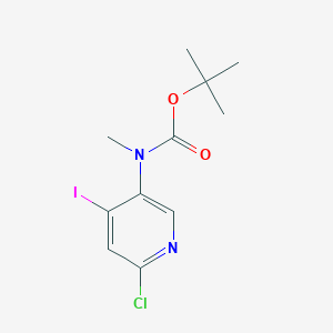 Tert-butyl (6-chloro-4-iodopyridin-3-yl)(methyl)carbamate