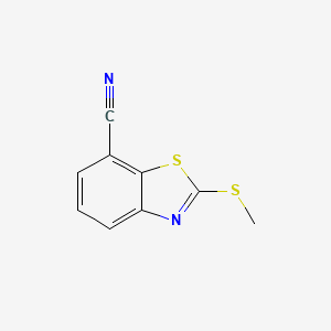 2-Methylsulfanyl-1,3-benzothiazole-7-carbonitrile