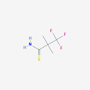 3,3,3-Trifluoro-2,2-dimethyl-thiopropionamide