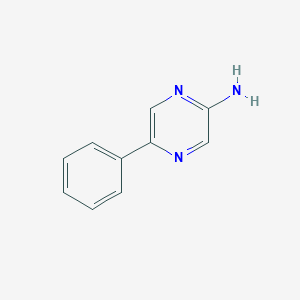 molecular formula C10H9N3 B085306 2-氨基-5-苯基吡嗪 CAS No. 13535-13-2