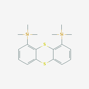 molecular formula C18H24S2Si2 B8530642 1,9-Bis(trimethylsilyl)thianthrene CAS No. 176646-31-4
