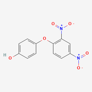 molecular formula C12H8N2O6 B8530670 4-(2,4-Dinitrophenoxy)phenol CAS No. 71078-45-0