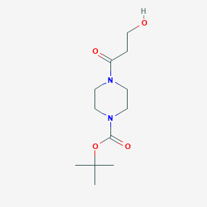 3-(4-Tert-butoxycarbonylpiperazin-1-yl)-3-oxopropan-1-ol