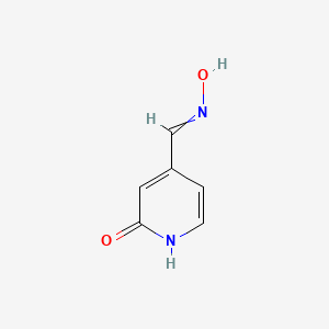 molecular formula C6H6N2O2 B8530734 4-[(Hydroxyimino)methyl]pyridin-2(1H)-one CAS No. 880146-99-6