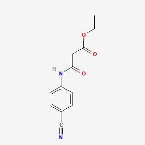 Ethyl 3-[(4-cyanophenyl)amino]-3-oxopropanoate