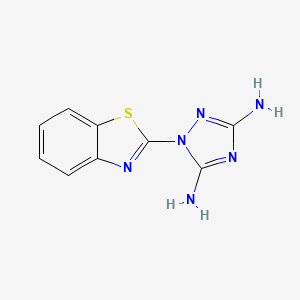1-benzothiazol-2-yl-1H-[1,2,4]triazole-3,5-diamine