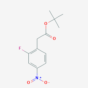 t-Butyl 2-fluoro-4-nitrophenylacetate