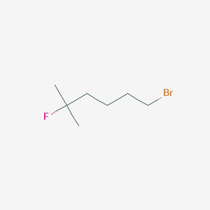molecular formula C7H14BrF B8530792 1-Bromo-5-fluoro-5-methylhexane 