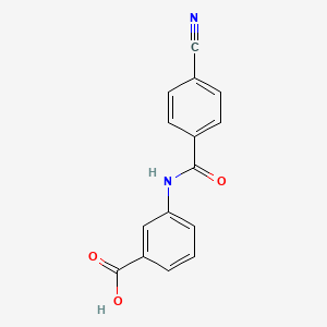 m-(p-Cyanobenzamido)benzoic acid