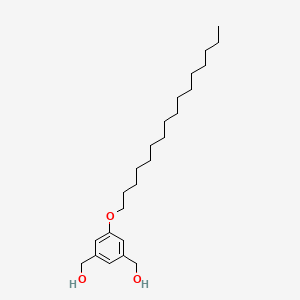 molecular formula C24H42O3 B8530923 1-Hexadecyloxy-3,5-bis(hydroxymethyl)benzene CAS No. 159646-63-6