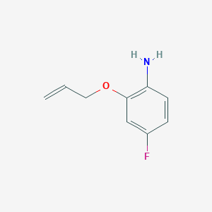 molecular formula C9H10FNO B8530956 2-Allyloxy-4-fluoro-phenylamine 