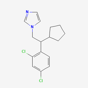 1-[2-Cyclopentyl-2-(2,4-dichlorophenyl)ethyl]-1H-imidazole