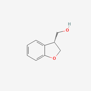 molecular formula C9H10O2 B8531123 (R)-1-(2,3-dihydro-benzofuran-3-yl)-methanol 