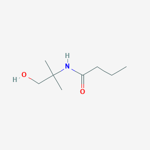 N-(1-hydroxy-2-methylpropan-2-yl)butyramide
