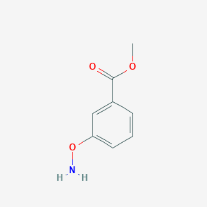 molecular formula C8H9NO3 B8531138 O-(3-Methoxycarbonylphenyl)hydroxylamine 