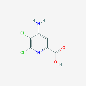 molecular formula C6H4Cl2N2O2 B8531147 4-Amino-5,6-dichloropicolinic Acid 