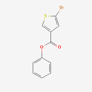 molecular formula C11H7BrO2S B8531171 Phenyl 5-bromothiophene-3-carboxylate 