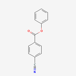 Benzoic acid, p-cyano-, phenyl ester