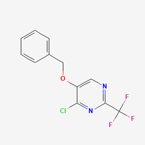5-Benzyloxy-4-chloro-2-(trifluoromethyl)pyrimidine