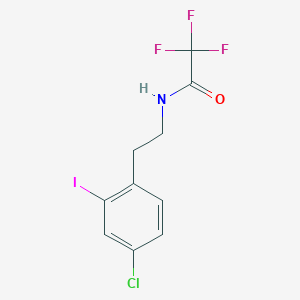 N-trifluoroacetyl-2-iodo-4-chlorophenethylamine
