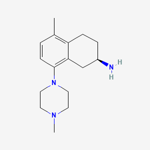 (2R)-5-Methyl-8-(4-methylpiperazin-1-yl)-1,2,3,4-tetrahydronaphthalen-2-amine