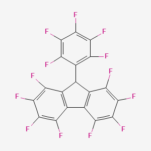 1,2,3,4,5,6,7,8-Octafluoro-9-(pentafluorophenyl)-fluorene