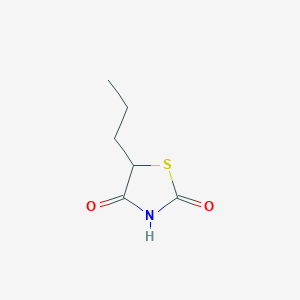 molecular formula C6H9NO2S B8531542 5-(Propyl)-2,4-thiazolidinedione 