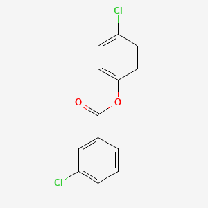 molecular formula C13H8Cl2O2 B8531645 3-Chlorobenzoic acid, 4-chlorophenyl ester 