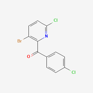 (3-Bromo-6-chloropyridin-2-yl)(4-chlorophenyl)methanone