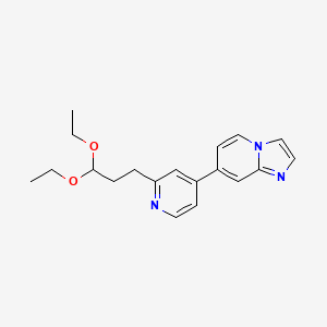 Imidazo[1,2-a]pyridine,7-[2-(3,3-diethoxypropyl)-4-pyridinyl]-