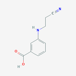 3-[(2-Cyanoethyl)amino]benzoic acid