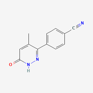 6-(p-cyanophenyl)-5-methyl-3(2H)-pyridazinone