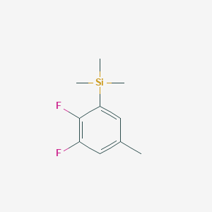 molecular formula C10H14F2Si B8531813 (2,3-Difluoro-5-methylphenyl)trimethylsilane CAS No. 942143-14-8