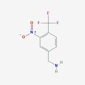 (3-Nitro-4-trifluoromethylbenzyl)amine