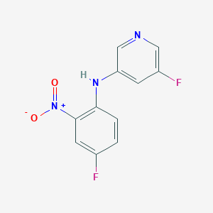 5-fluoro-N-(4-fluoro-2-nitrophenyl)pyridin-3-amine