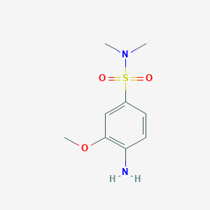 B8531863 4-Amino-3-methoxy-N,N-dimethylbenzenesulfonamide CAS No. 41608-77-9