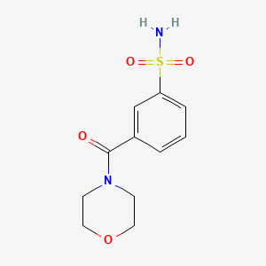 molecular formula C11H14N2O4S B8531867 3-(Morpholin-4-ylcarbonyl)benzenesulfonamide CAS No. 928139-33-7