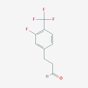 3-(3-Fluoro-4-trifluoromethyl-phenyl)-propionaldehyde
