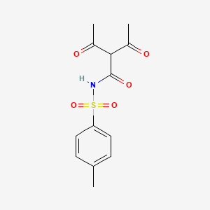 2-Acetyl-N-(4-methylbenzene-1-sulfonyl)-3-oxobutanamide