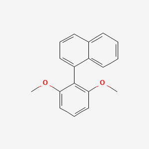 molecular formula C18H16O2 B8531955 1-(2,6-Dimethoxyphenyl)naphthalene CAS No. 173300-93-1