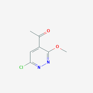 1-(6-Chloro-3-methoxy-pyridazin-4-yl)-ethanone