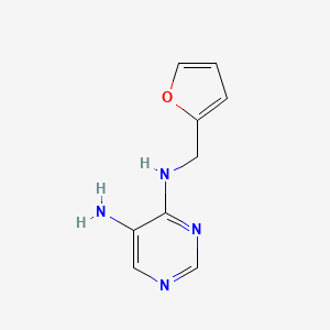 N4-(2-furanylmethyl)-4,5-pyrimidinediamine