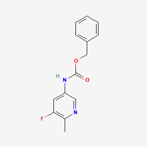 Benzyl (5-fluoro-6-methylpyridin-3-yl)carbamate