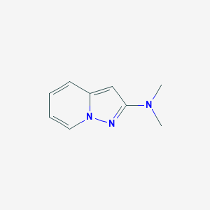 molecular formula C9H11N3 B8532082 N,N-dimethylpyrazolo[1,5-a]pyridin-2-amine 
