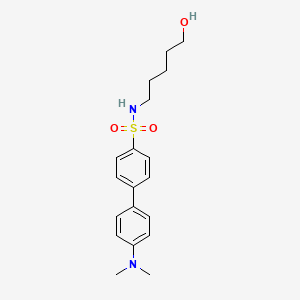 [1,1'-Biphenyl]-4-sulfonamide, 4'-(dimethylamino)-N-(5-hydroxypentyl)-