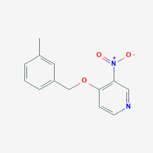 4-[(3-Methylphenyl)methoxy]-3-nitropyridine