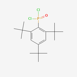 molecular formula C18H29Cl2OP B8532168 (2,4,6-Tri-tert-butylphenyl)phosphonic dichloride CAS No. 81509-49-1