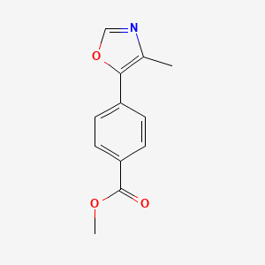 4-(4-Methyl-oxazol-5-yl)-benzoic acid methyl ester