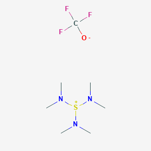 B8532382 Tris(dimethylamino)sulfonium trifluoromethoxide CAS No. 96898-10-1